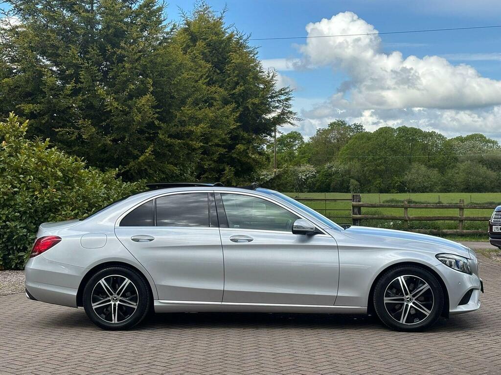 Mercedes-Benz C Class Saloon 1.5 C200 Mhev Eq Boost Sport Premium Plus KK19OKN Silver #3