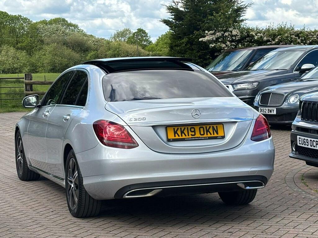 Mercedes-Benz C Class Saloon 1.5 C200 Mhev Eq Boost Sport Premium Plus KK19OKN Silver #6