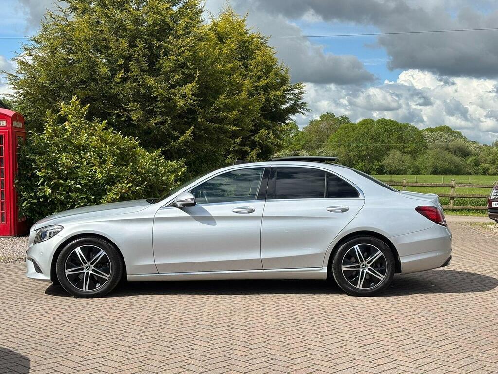 Mercedes-Benz C Class Saloon 1.5 C200 Mhev Eq Boost Sport Premium Plus KK19OKN Silver #4