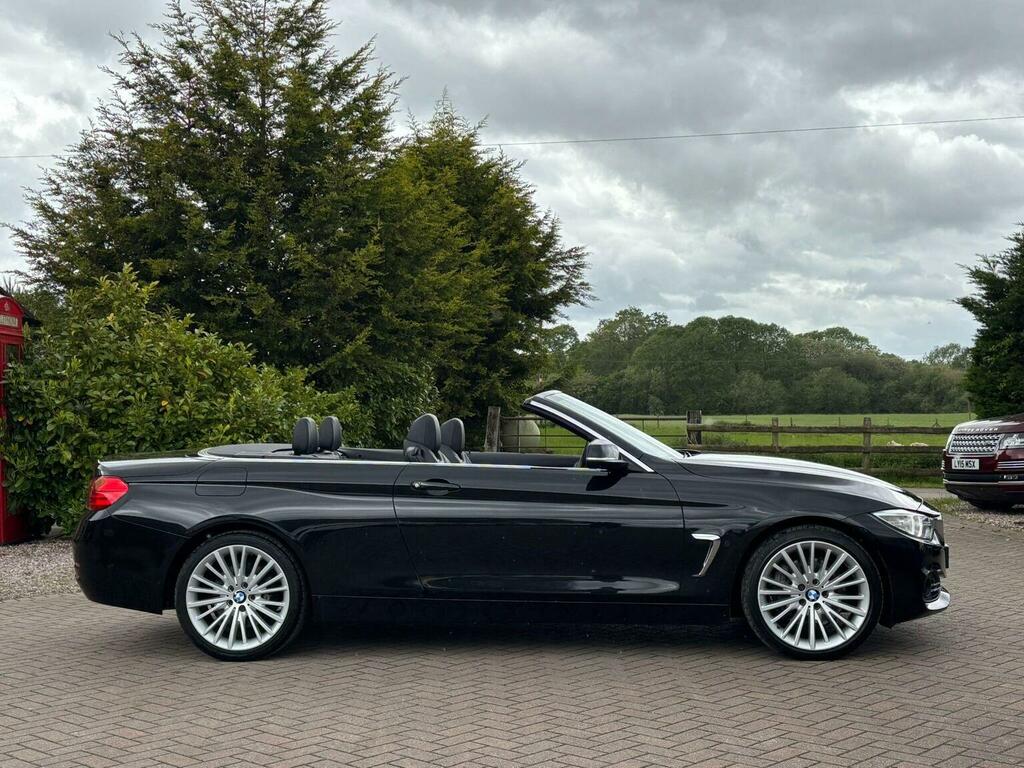 BMW 4 Series Convertible 3.0 435D Luxury Xdrive Euro 6 S Black #3