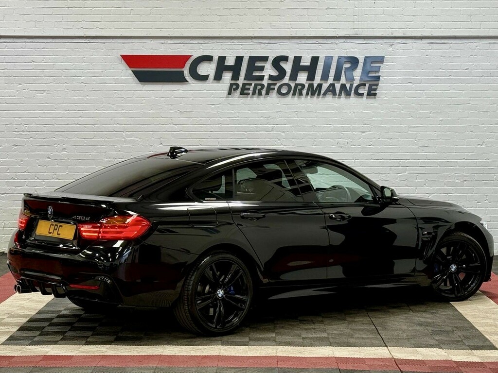 BMW 4 Series Gran Coupe Hatchback 3.0 430D Xdrive M Sport Gran Coupe - NU16YWP Black #4