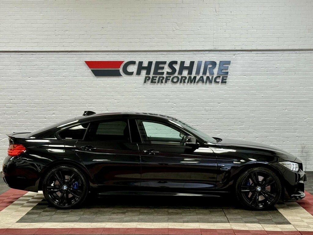 BMW 4 Series Gran Coupe Hatchback 3.0 430D Xdrive M Sport Gran Coupe - NU16YWP Black #3