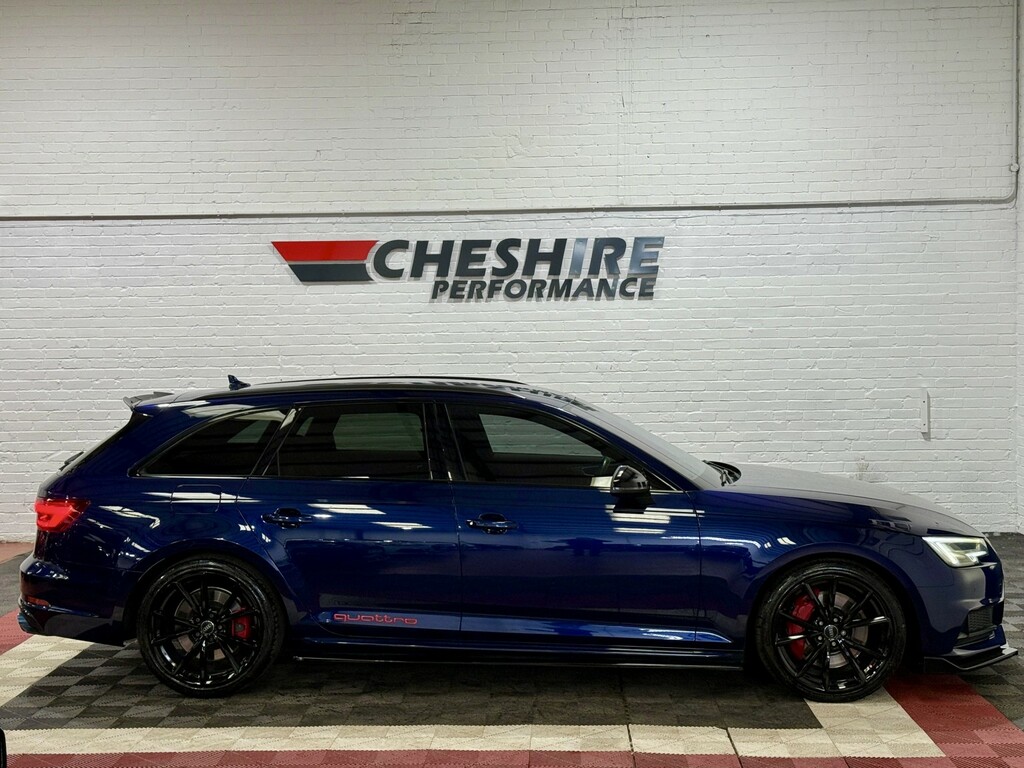 Audi S4 Estate 3.0 Tfsi V6 - Revo 400Bhppanroofblack KY67GTF Blue #3