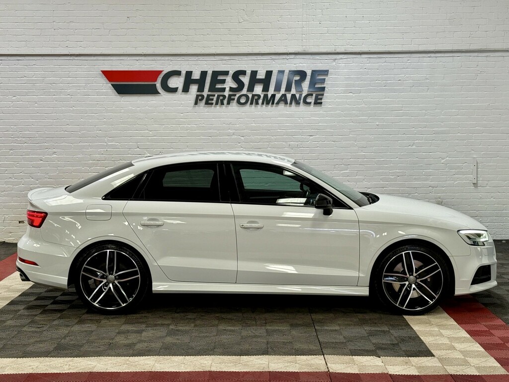 Audi S3 Saloon 2.0 Tfsi Black Edition Two Former Bang Olu DA67KYS White #3