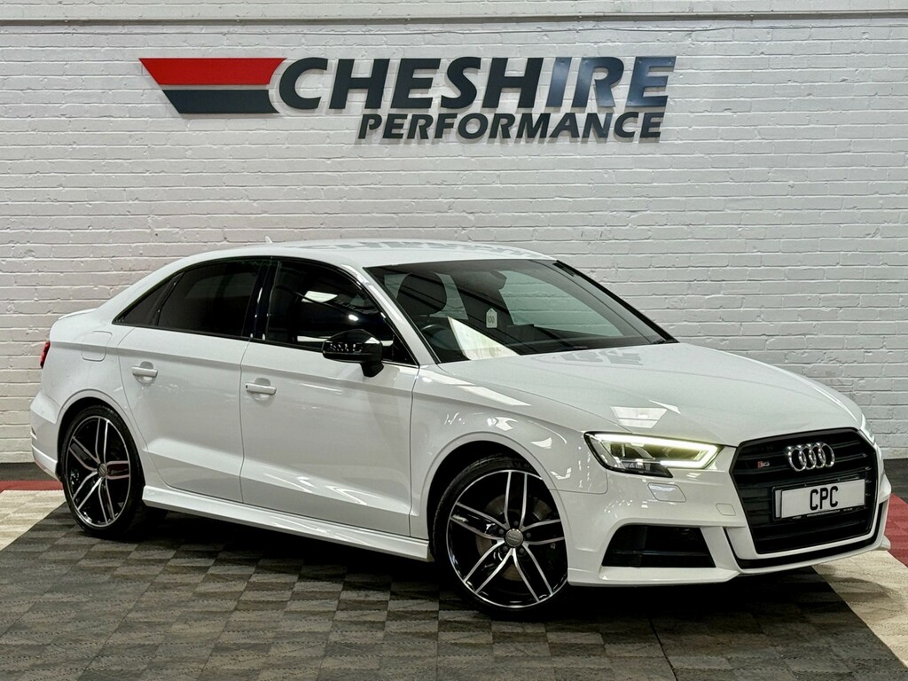 Audi S3 Saloon 2.0 Tfsi Black Edition Two Former Bang Olu DA67KYS White #2