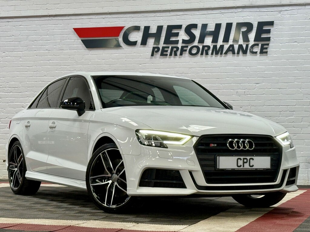 Audi S3 Saloon 2.0 Tfsi Black Edition Two Former Bang Olu White