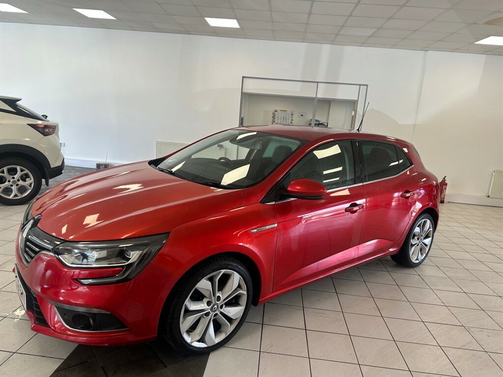 Renault Megane 1.6 L Signature Nav Dci KE66EKV Red #4