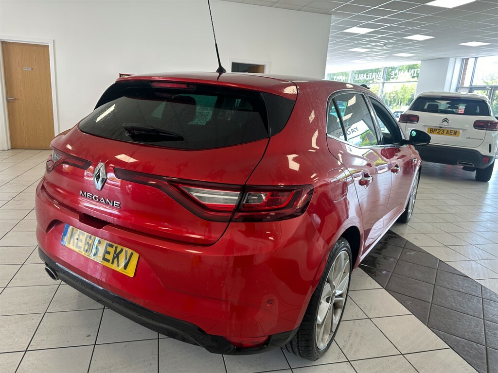 Renault Megane 1.6 L Signature Nav Dci KE66EKV Red #6