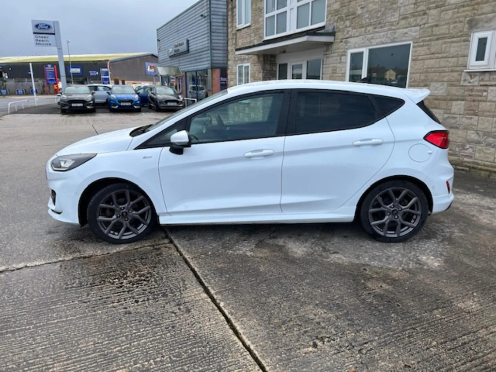 Ford Fiesta St-line 1.0L Ecoboost 125Ps Mhev Fwd 7-Spee DS72UGF White #6