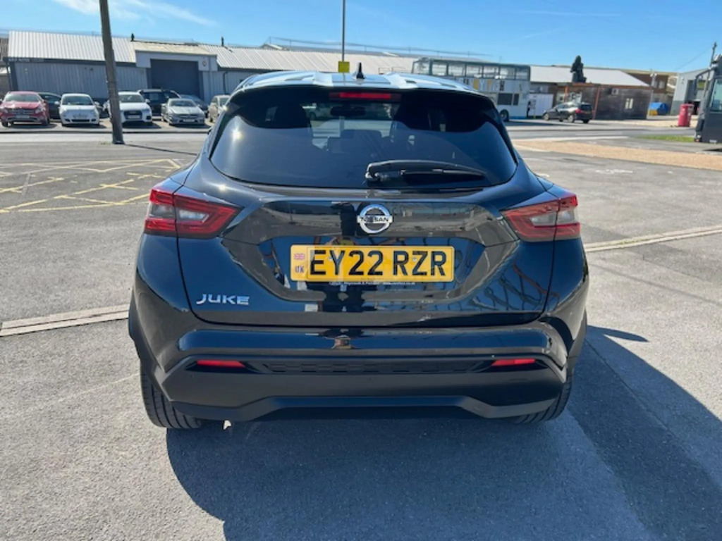 Nissan Juke 1.0 Dig-t Tekna Suv Euro 6 Ss EY22RZR Black #4