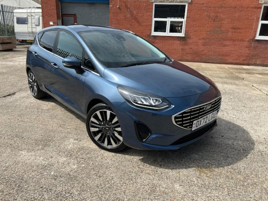 Ford Fiesta Titanium X 1.0L Ecoboost 125Ps Mhev Fwd 7-S Blue