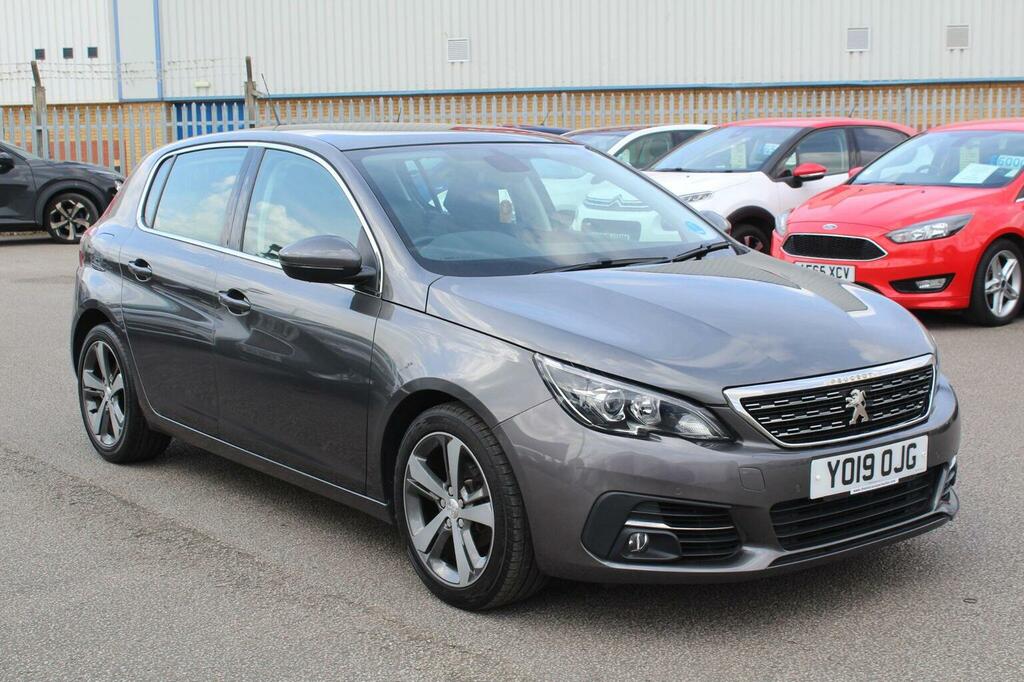 Peugeot 308 Hatchback 1.2 Puretech Gpf Allure Euro 6 Ss YO19OJG Grey #3