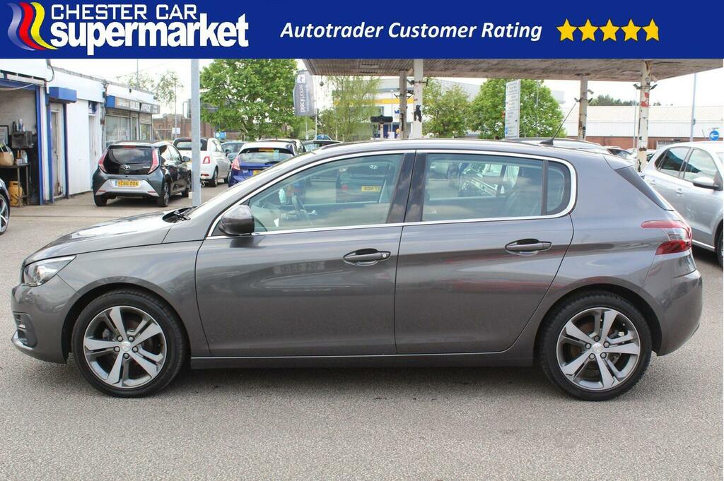 Peugeot 308 Hatchback 1.2 Puretech Gpf Allure Euro 6 Ss YO19OJG Grey #2