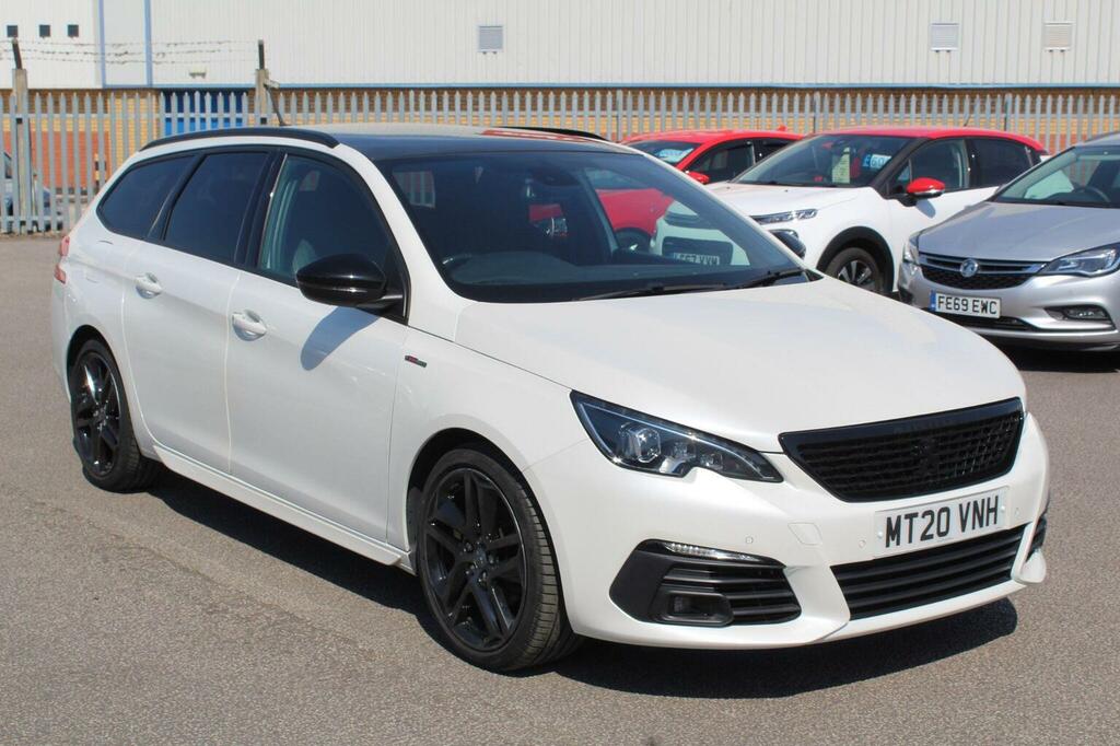 Peugeot 308 SW Estate 1.2 Puretech Gpf Gt Line Euro 6 Ss White #3