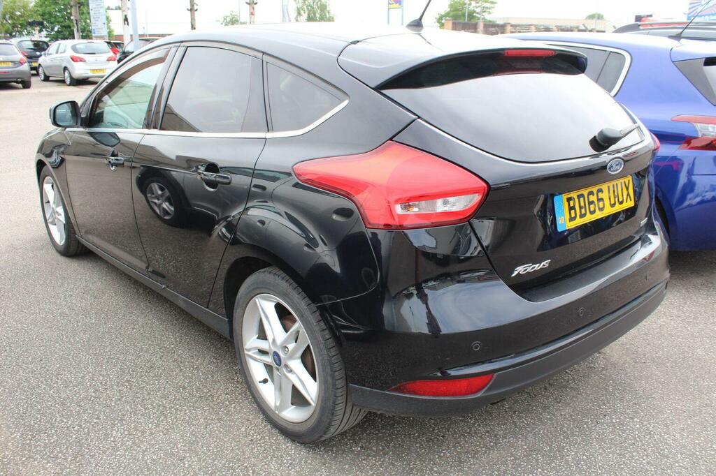 Ford Focus Hatchback 1.0T Ecoboost Titanium Euro 6 Ss BD66UUX Black #3