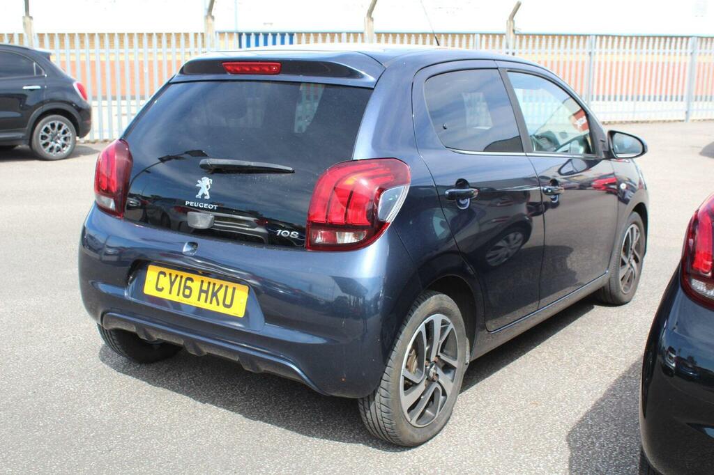 Peugeot 108 Hatchback 1.2 Puretech Allure Euro 6 201616 CY16HKU Blue #2