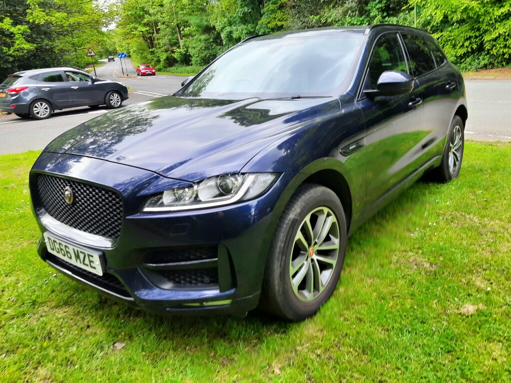 Jaguar F-Pace 2.0 D180 R-sport DG66MZE Blue #4