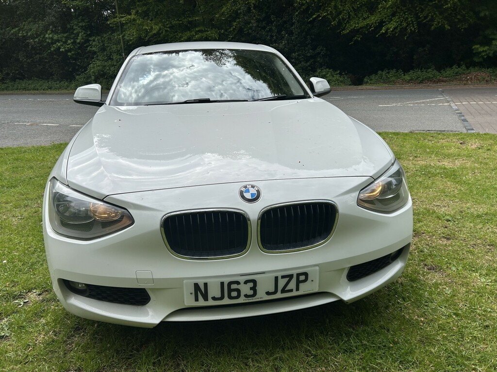 BMW 1 Series 1.6 116D Efficientdynamics 5-Door NJ63JZP White #3