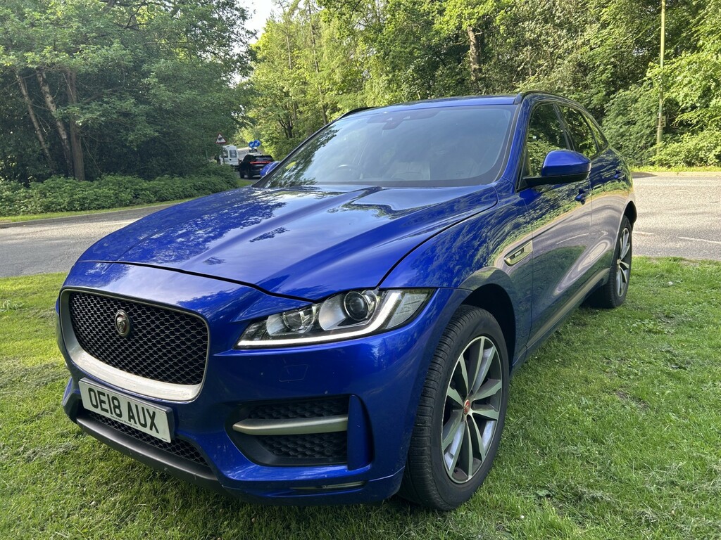 Jaguar F-Pace 2.0 D180 R-sport OE18AUX Blue #4