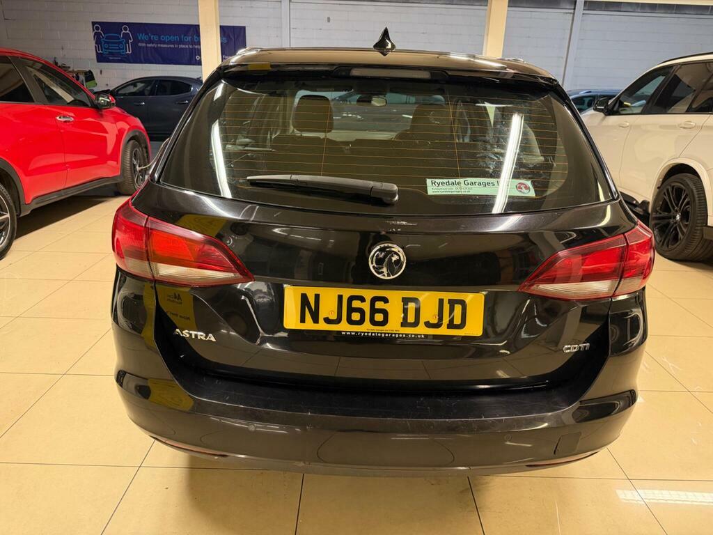 Vauxhall Astra 1.6 Cdti Blueinjection Elite Nav Sports Tourer Eur NJ66DJD Black #5