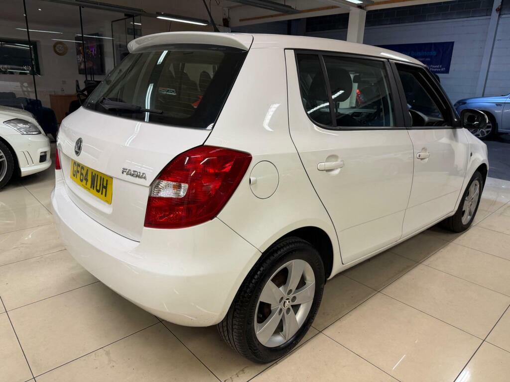 Skoda Fabia 1.6 Tdi Se Euro 5 White #4