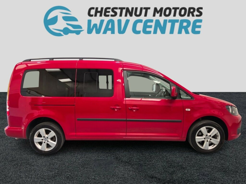 Volkswagen Caddy Maxi Life Wheelchair Accessible Vehicle Caddy Maxi Wav Wheel Red #5