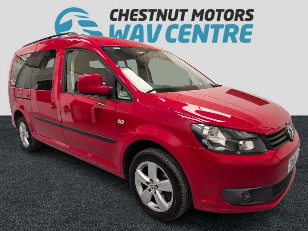 Volkswagen Caddy Maxi Life Wheelchair Accessible Vehicle Caddy Maxi Wav Wheel Red #4