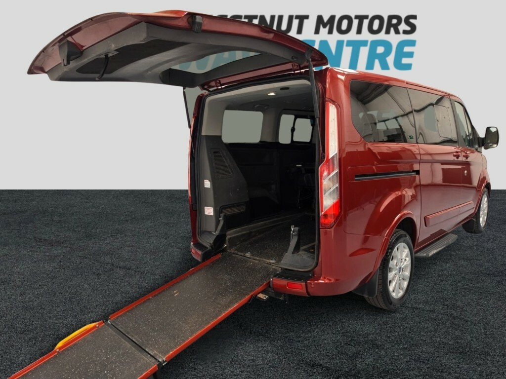 Ford Tourneo Custom Wheelchair Accessible Vehicle Custom Titanium Red #5