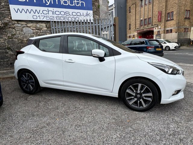 Nissan Micra 2019 0.9 Ig-t Acenta Limited Edition Hatchback BV19YVL White #3