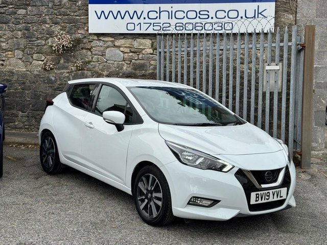 Nissan Micra 2019 0.9 Ig-t Acenta Limited Edition Hatchback BV19YVL White #2