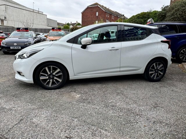 Nissan Micra 2019 0.9 Ig-t Acenta Limited Edition Hatchback BV19YVL White #6