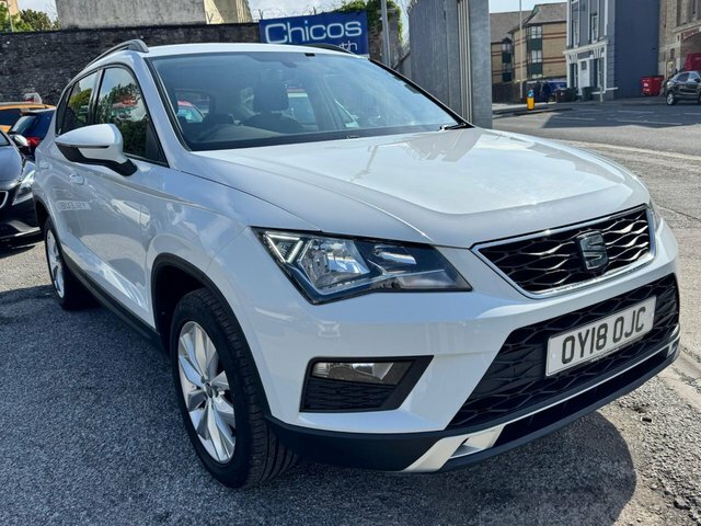 Seat Ateca 2018 1.6 Tdi Ecomotive Se Suv Eu OY18OJC White #3