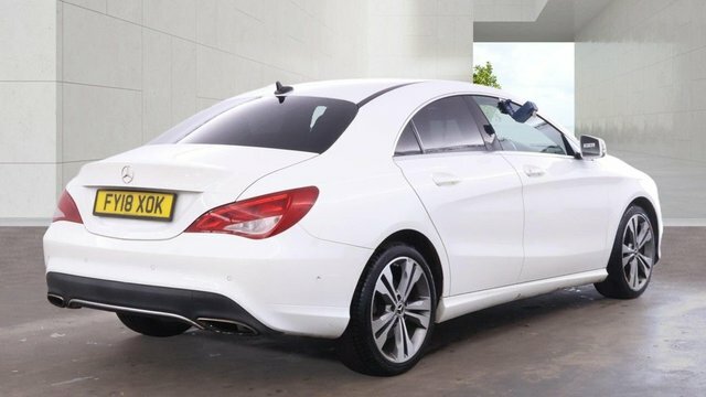 Mercedes-Benz CLA Class 2018 1.6 Cla180 Sport Coupe Euro FY18XOK White #4