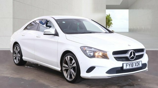 Mercedes-Benz CLA Class 2018 1.6 Cla180 Sport Coupe Euro FY18XOK White #2
