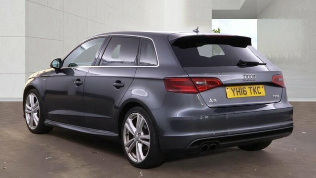Audi A3 2016 1.4 Tfsi S Line Sportback E YH16TKC Grey #3