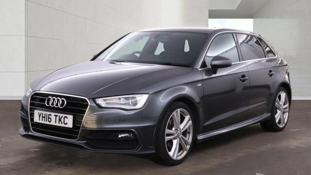 Audi A3 2016 1.4 Tfsi S Line Sportback E Grey