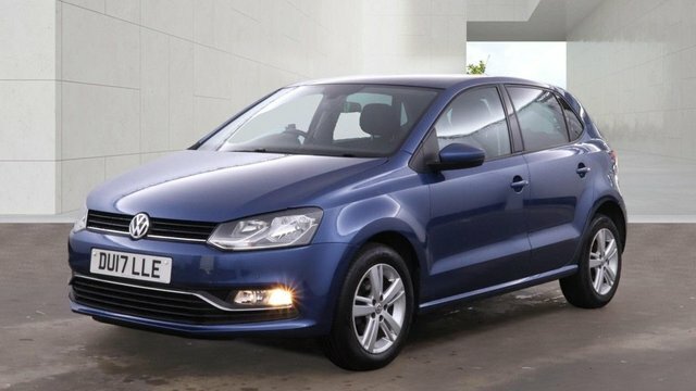 Volkswagen Polo 2017 1.0 Bluemotion Tech Match Edition Hatchback 5 DU17LLE Blue #2