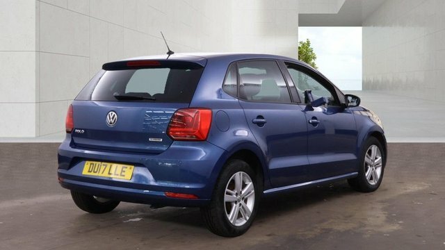 Volkswagen Polo 2017 1.0 Bluemotion Tech Match Edition Hatchback 5 DU17LLE Blue #3