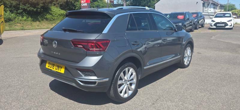 Volkswagen T-Roc 1.5 Tsi Evo Sel - 2018 18 OU18UNY Grey #4