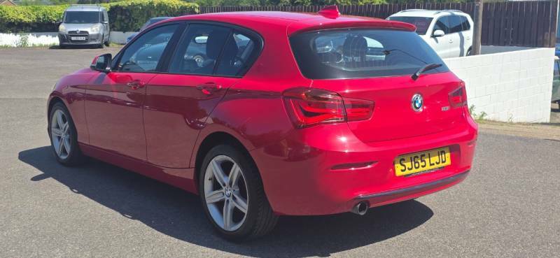 BMW 1 Series 118I 1.5 Sport - 2015 65 SJ65LJD Red #4