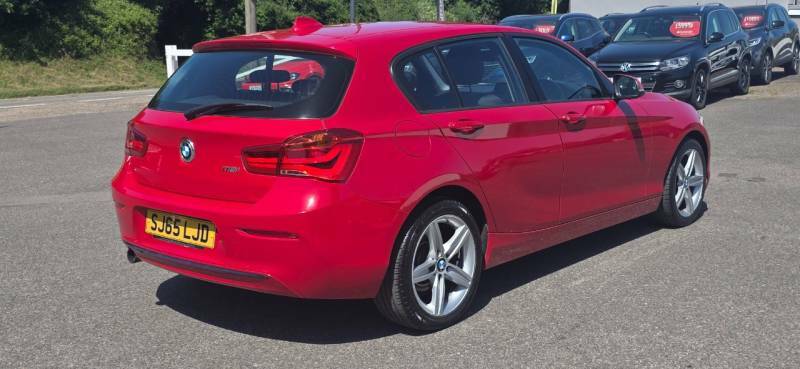 BMW 1 Series 118I 1.5 Sport - 2015 65 SJ65LJD Red #5
