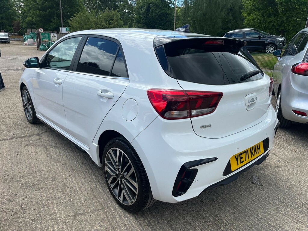 Kia RIO 1.0 T-gdi Mhev Gt-line S Euro 6 Ss White #4