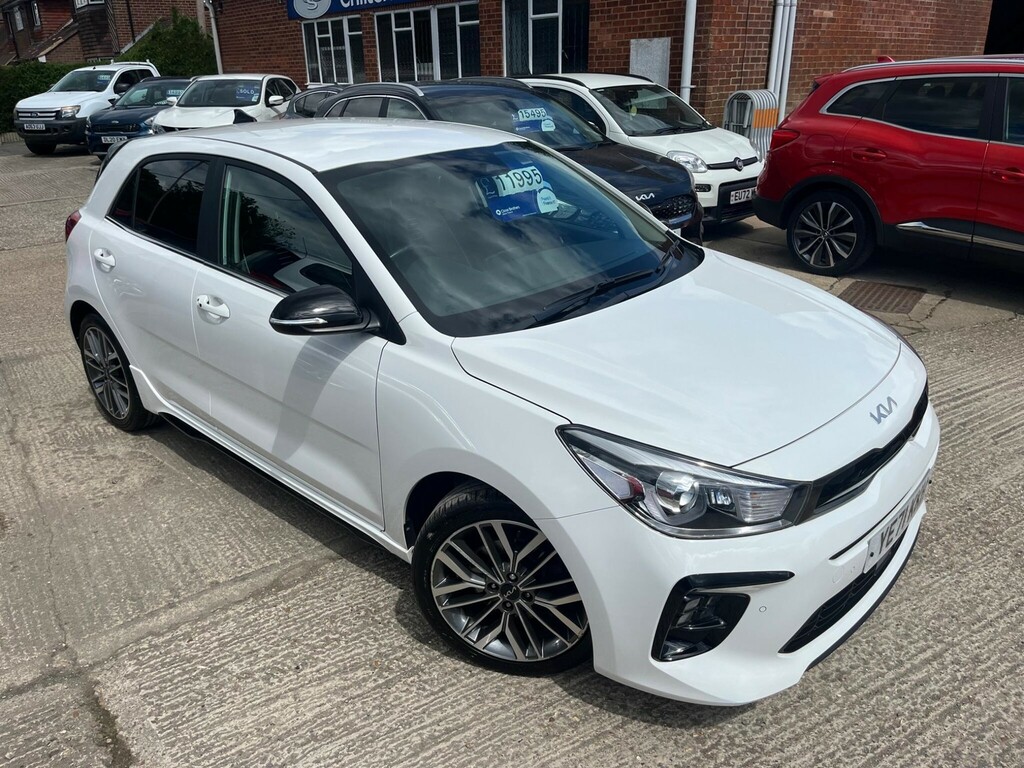 Kia RIO 1.0 T-gdi Mhev Gt-line S Euro 6 Ss White #6