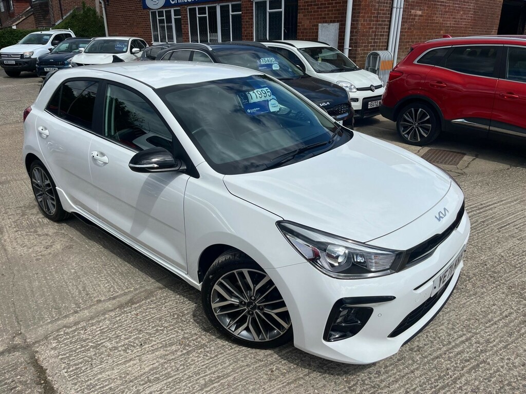 Kia RIO 1.0 T-gdi Mhev Gt-line S Euro 6 Ss White #5