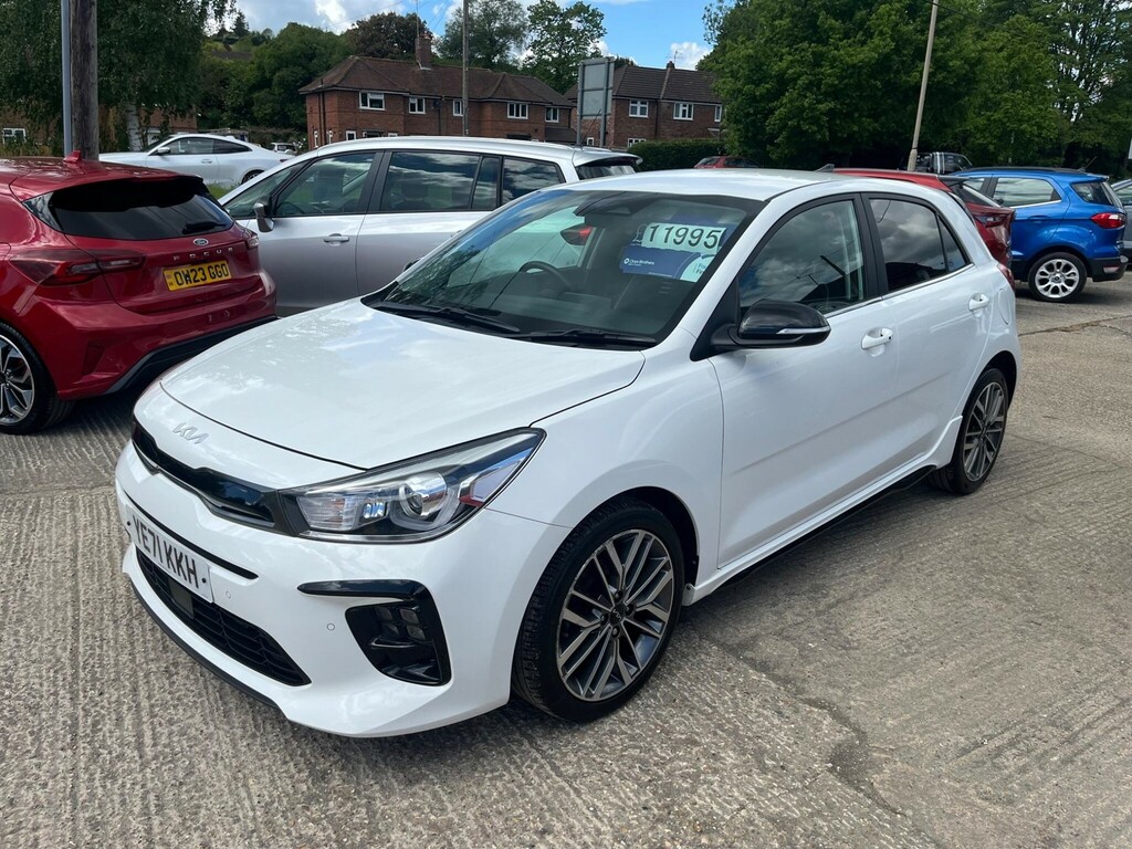 Kia RIO 1.0 T-gdi Mhev Gt-line S Euro 6 Ss White #3
