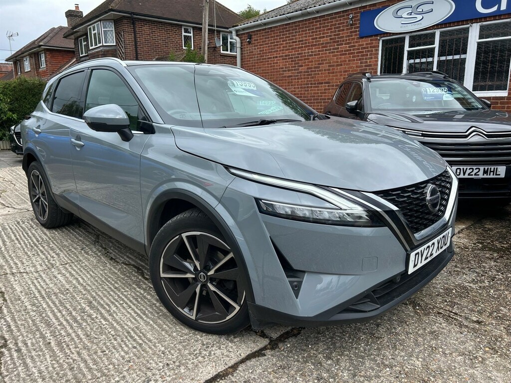 Nissan Qashqai 1.3 Dig-t Mhev Tekna Euro 6 Ss DY22XOU Grey #2