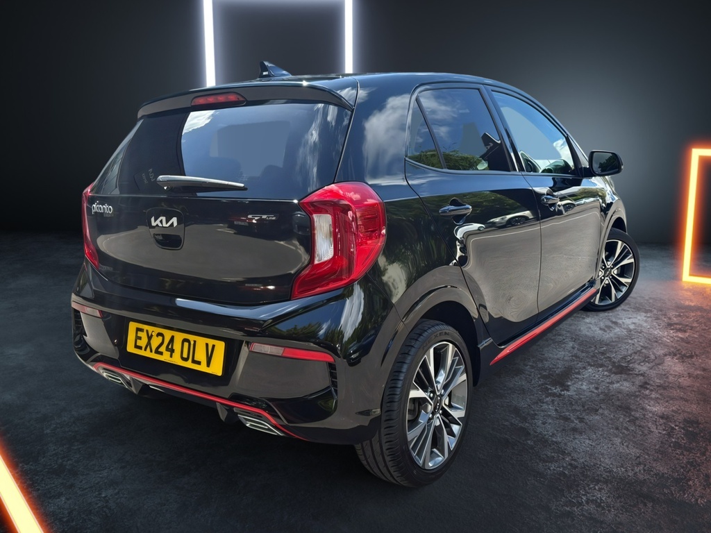 Kia Picanto 1.0 Gt-line 4 Seats EX24OLV Black #2