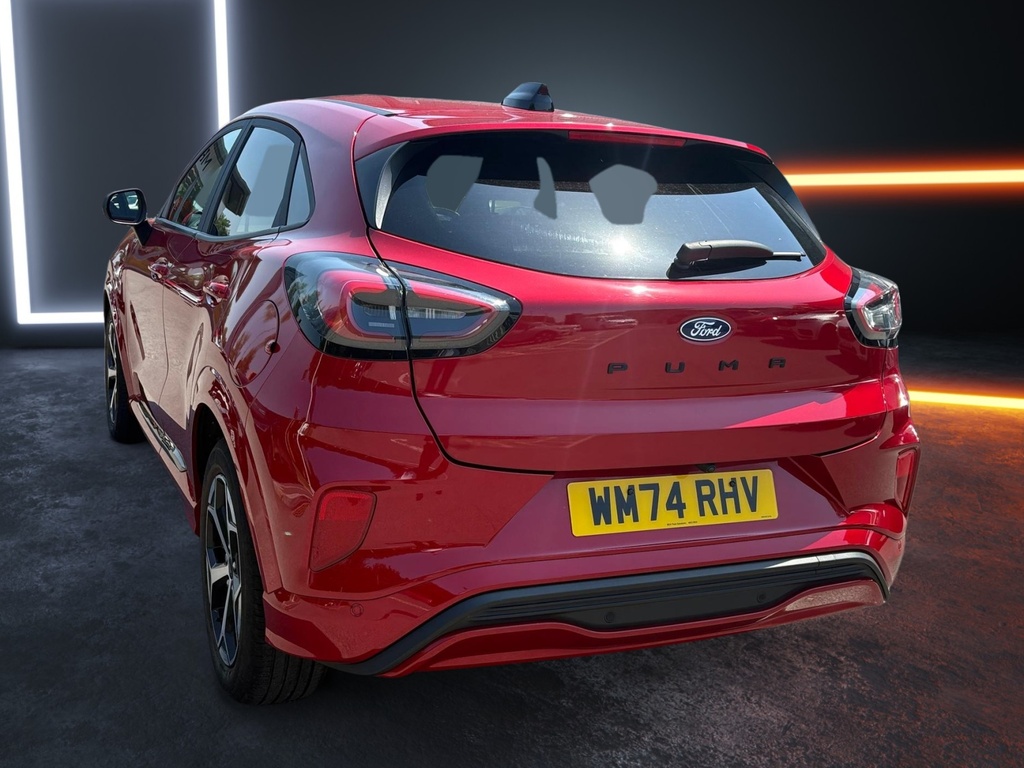 Ford Puma 1.0 Ecoboost Hybrid Mhev St-line WM74RHV Red #3