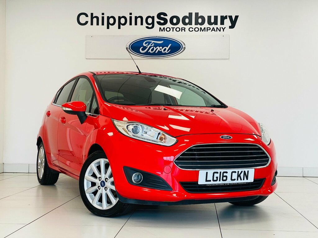 Ford Fiesta Ecoboost Titanium Hatchback Euro Red