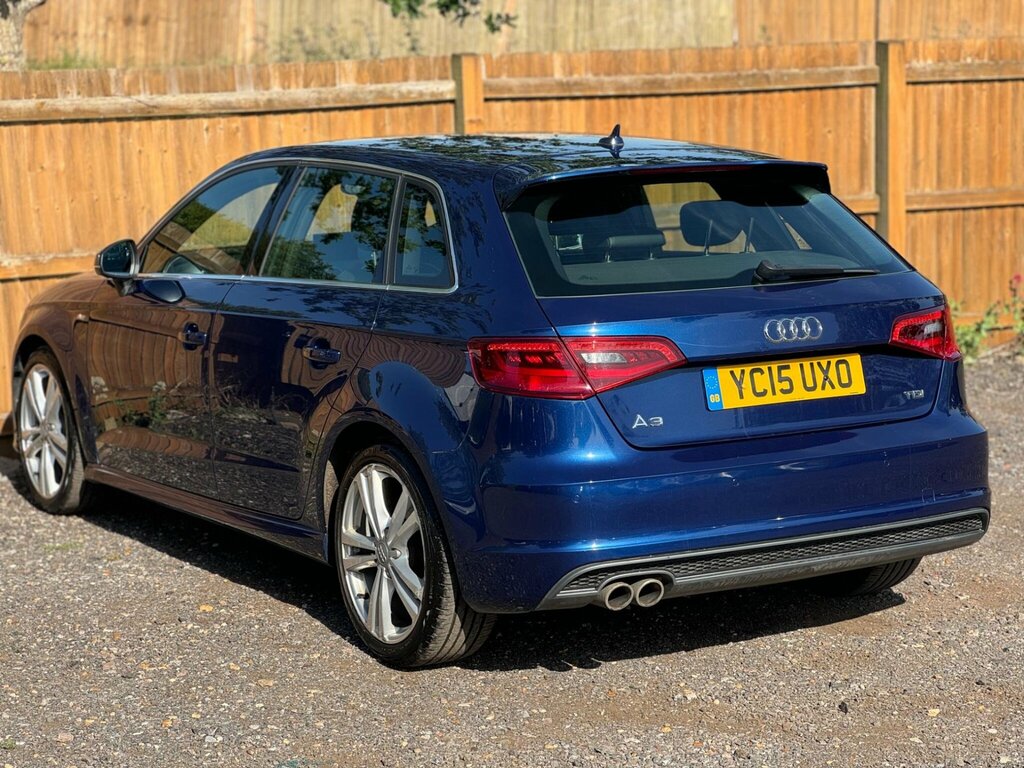 Audi A3 2.0 Tdi S Line Sportback Euro 6 Ss YC15UXO Blue #4
